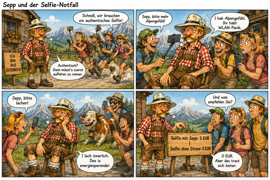 Sepp und der Selfie-Notfall